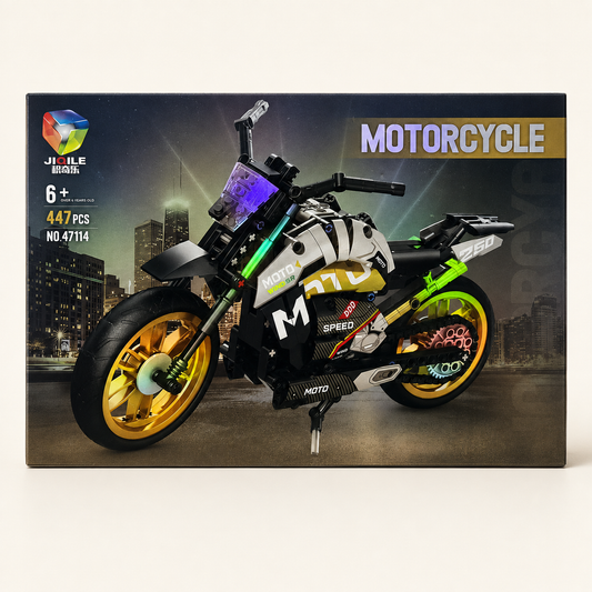 Caja completa de la motocicleta deportiva armable de 447 piezas