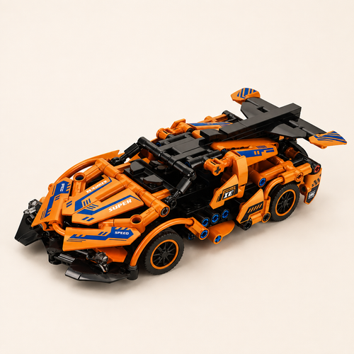 Automóvil Deportivo Armable con Control Remoto – 319 Piezas